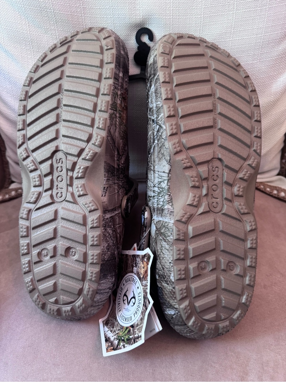 Crocs Classic Lined Realtree Edge Camo Clogs Mens 13 Hunting - Picture 6 of 7